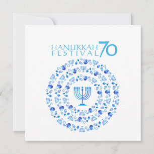 Hanukkah Lichtfestival Jubileum 70ste