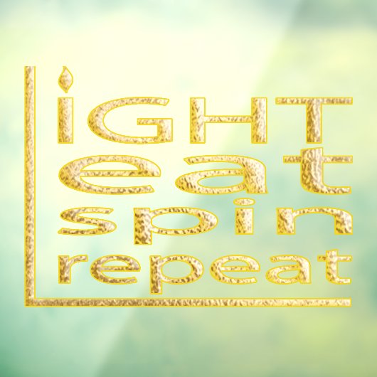 Hanukkah Light Eat Spin Herhaling Window Cling Raamsticker (Vel 3)