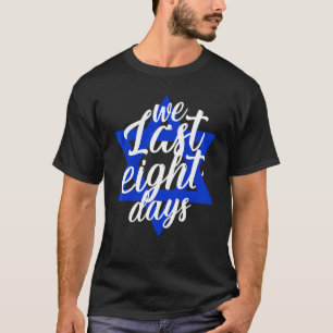 Hanukkah Light Festival Wij duren acht dagen T-shirt