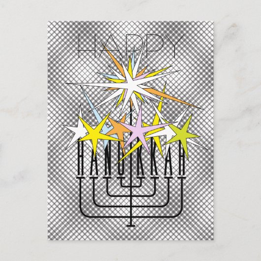 HANUKKAH LIGHTS FEESTDAGENKAART (Voorkant)