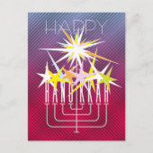 HANUKKAH LIGHTS FEESTDAGENKAART (Voorkant)
