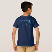 Hanukkah Lights Festival Jubileum 70 T-shirt (Achterkant volledig)
