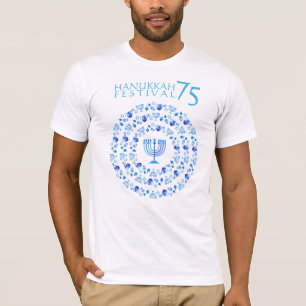 Hanukkah Lights Festival Jubileum 75th T-shirt