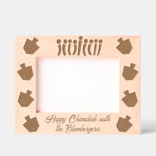 Hanukkah Lights Gegraveerde Lijstjes (Voorkant)