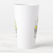 Hanukkah Lights Latte Mok (Voorkant)