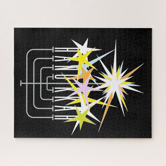 Hanukkah Lights Legpuzzel (Horizontaal)