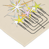 HANUKKAH LIGHTS MENORAH KORTE TAFELLOPER (Hoek)