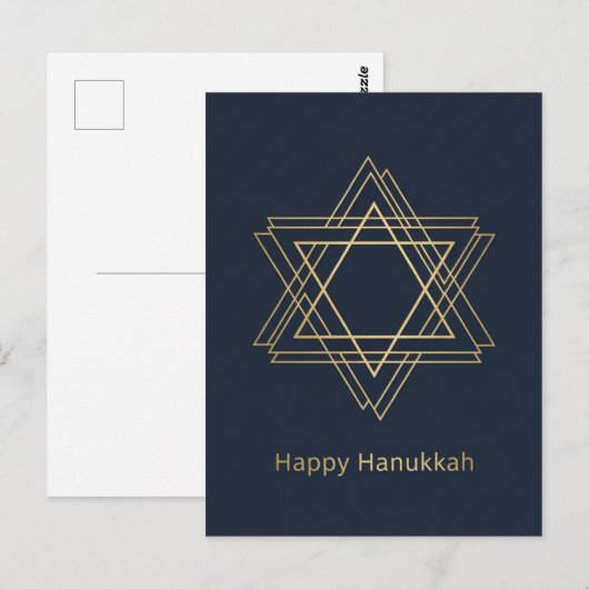 Hanukkah Lights Postcard Briefkaart (Voorkant / Achterkant)