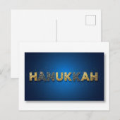 Hanukkah Lights Postcard Briefkaart (Voorkant / Achterkant)