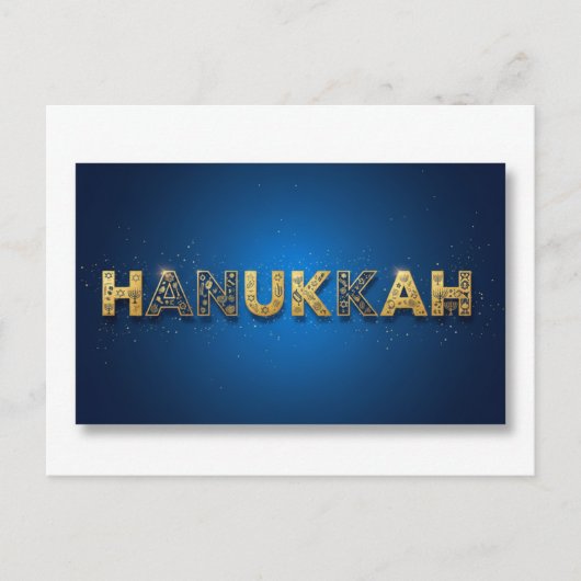 Hanukkah Lights Postcard Briefkaart (Voorkant)