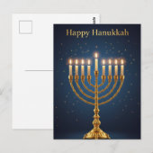 Hanukkah Lights Postcard Briefkaart (Voorkant / Achterkant)