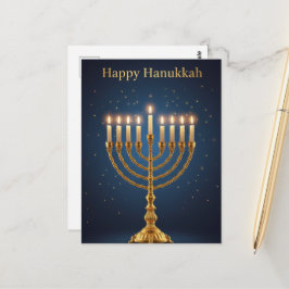 Hanukkah Lights Postcard Briefkaart