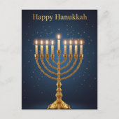 Hanukkah Lights Postcard Briefkaart (Voorkant)