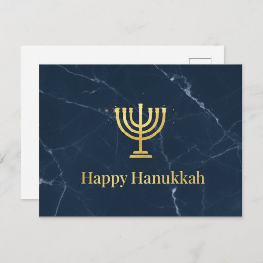 Hanukkah Lights Postcard Briefkaart (Voorkant / Achterkant)
