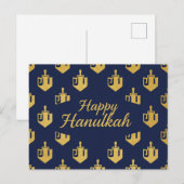 Hanukkah Lights Postcard Briefkaart (Voorkant / Achterkant)