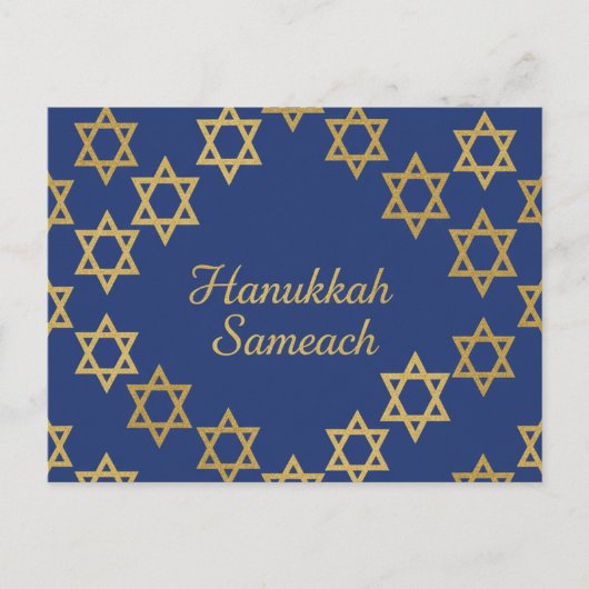 Hanukkah Lights Postcard Briefkaart (Voorkant)