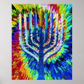 HANUKKAH LIGHTS POSTER (Voorkant)