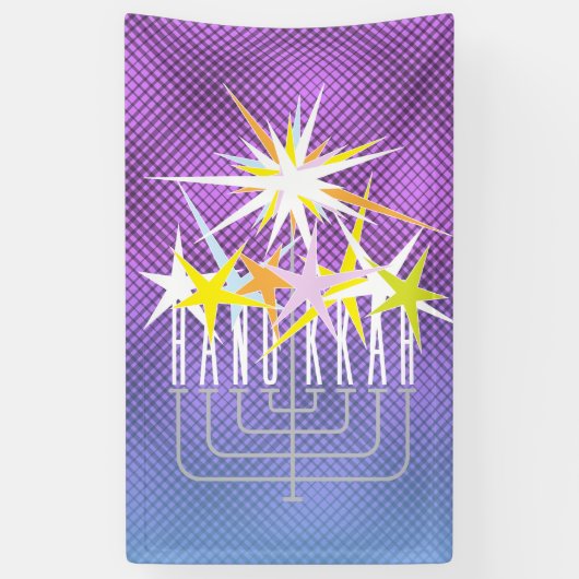 HANUKKAH LIGHTS SPANDOEK (Verticaal)