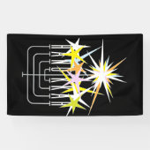 HANUKKAH LIGHTS SPANDOEK (Horizontaal)