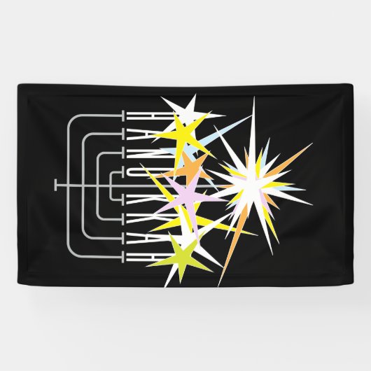 HANUKKAH LIGHTS SPANDOEK (Horizontaal)