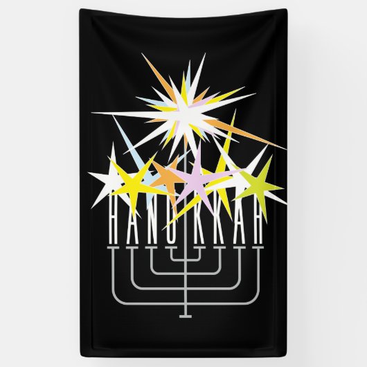 HANUKKAH LIGHTS SPANDOEK (Verticaal)