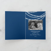 Hanukkah Lights Sparkles Holiday Foto Greetings Feestdagen Kaart (Binnen)