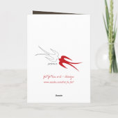 Hanukkah Lights Sparkles Holiday Greeting Kaart (Achterkant)