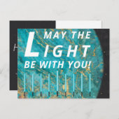 Hanukkah Lights Standaard Briefkaart (Voorkant / Achterkant)