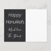 Hanukkah Lights Standaard Briefkaart (Achterkant)
