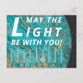 Hanukkah Lights Standaard Briefkaart