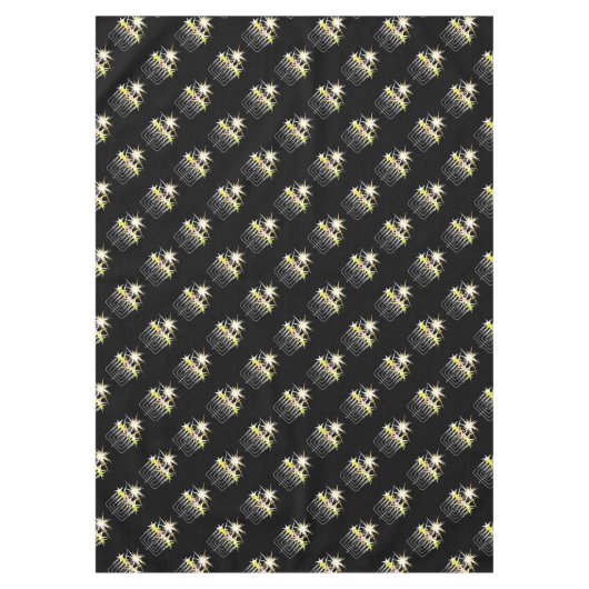 HANUKKAH LIGHTS TAFELKLEED (Voorkant)