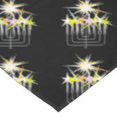 HANUKKAH LIGHTS TAFELKLEED (Gekanteld)