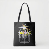 Hanukkah Lights Tote Bag (Voorkant)