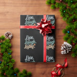 Hanukkah Live Laugh Latke Grappige Vakantie Famili Cadeaupapier<br><div class="desc">Hanukkah Live Laugh Latke Grappige Vakantie Familie</div>