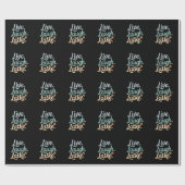 Hanukkah Live Laugh Latke Grappige Vakantie Famili Cadeaupapier (Vlak)