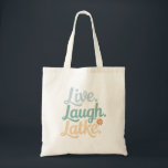Hanukkah Live Laugh Latke Grappige Vakantie Famili Tote Bag<br><div class="desc">Hanukkah Live Laugh Latke Grappige Vakantie Familie</div>