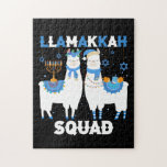 Hanukkah Llama Christmas Happy Llamakah Squad Cute Legpuzzel<br><div class="desc">Funny llama alpaca Menorah gifts for women and men,  teens,  kids,  girls,  boys who love Hannukah,  Channukah Jewish Holidays,  Happy Llamakah,  Jewish llama Christmas stockings. Ideal gift for Christmas,  St. Nick,  New Year,  birthday gift and other holidays.</div>