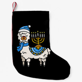 Hanukkah Llama Menorah Chanukah Alpaca Cute Gift Kleine Kerstsok