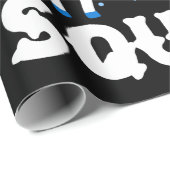 Hanukkah Llama met Kerstmis Happy Llamakah Squad C Cadeaupapier (Rol Hoek)