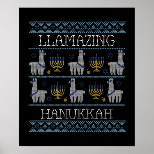 Hanukkah - Llamazing Hanukkah Poster (Voorkant)