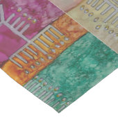 Hanukkah "Lots A Menorahs" Lange Tafelloper (Hoek)