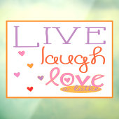 Hanukkah Love a Latke Window Cling Raamsticker (Vel 3)