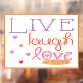 Hanukkah Love a Latke Window Cling Raamsticker (Vel 2)