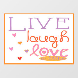 Hanukkah Love a Latke Window Cling Raamsticker
