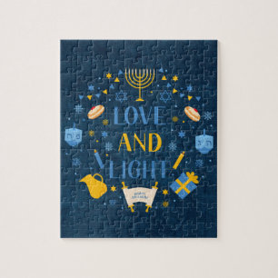 Hanukkah Love and Light Puzzle Legpuzzel