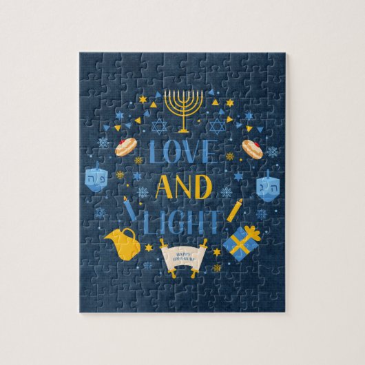 Hanukkah Love and Light Puzzle Legpuzzel (Verticaal)