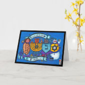 Hanukkah Magic Kaart (Gele Bloem)