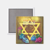 Hanukkah Magnet (Voorkant / Achterkant)