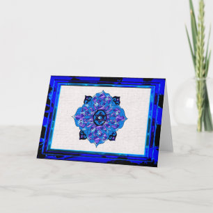 Hanukkah Mandela Feestdagen Kaart