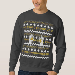 Hanukkah Mannen "Ugly Sweater" Sweatshirt